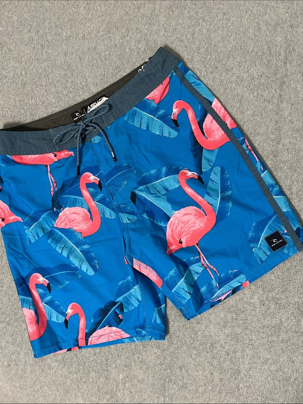 Rip Curl Mirage Boardshorts Swim Trunks Mens 31 Pelican Tropical Surfer